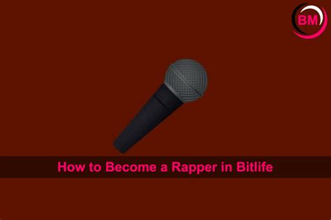 how to become rapper in bitlife|How to Become a Rapper in Bitlife